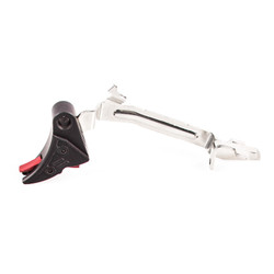 ZEV PRO Trigger Curved Face Upgrade Bar Kit Black Trigger w Red Safety (Small)