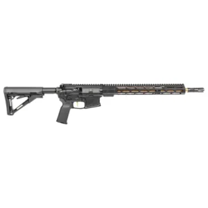 Billet Core Elite AR15 rifle BLACK, right side on a white background