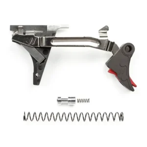 ZEV PRO Curved Face Trigger Upgrade Drop-In Kit, 1st-4th Gen, 9mm, black