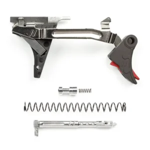 ZEV PRO Curved Face Trigger Ultimate Kit, 1st-4th Gen, 9mm, RED