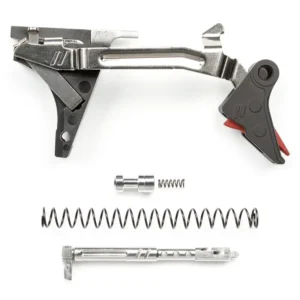 ZEV PRO Flat Face Trigger Ultimate Kit, 1st-4th Gen, 9mm, Red
