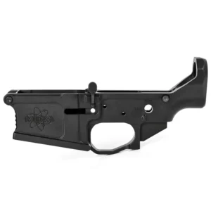 MEGA MATEN Billet Ambi Lower Receiver, left side on a white background