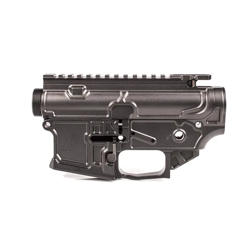 ZEV AR15 Billet Receiver Set, left side on a white background