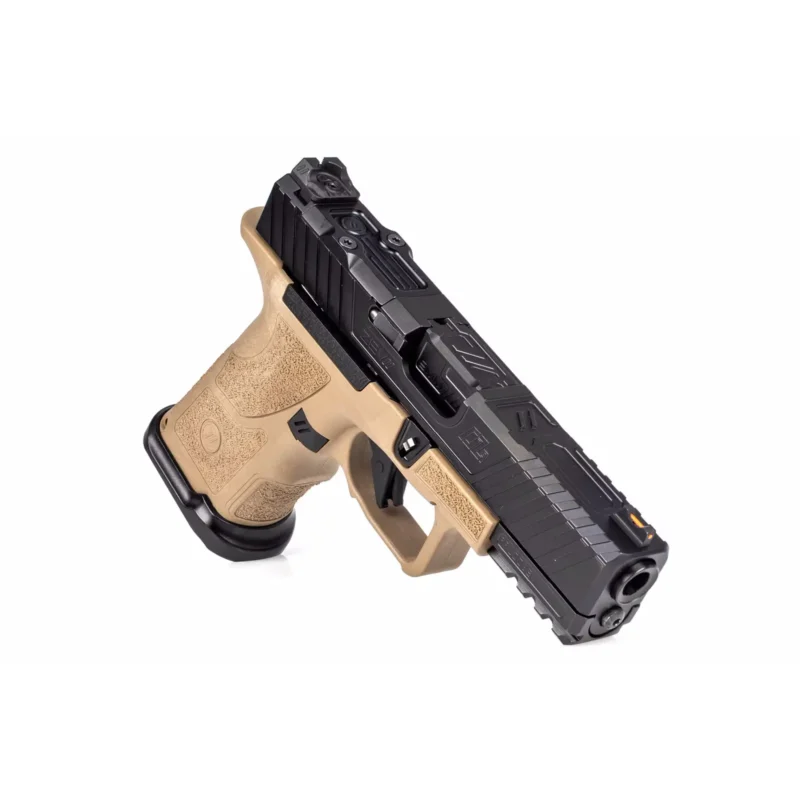 ZEV OZ9 with a FDE compact grip
