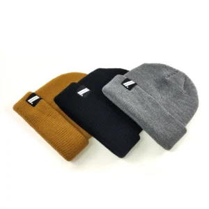 Zev beanies on a white background