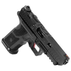 Zev OZ9 V2 Pistol with Optics-Ready Full Slide, X Grip, and Black Standard Barrel.