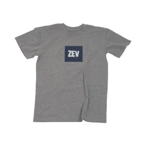 A heather grey Zev Half Tone Tee.