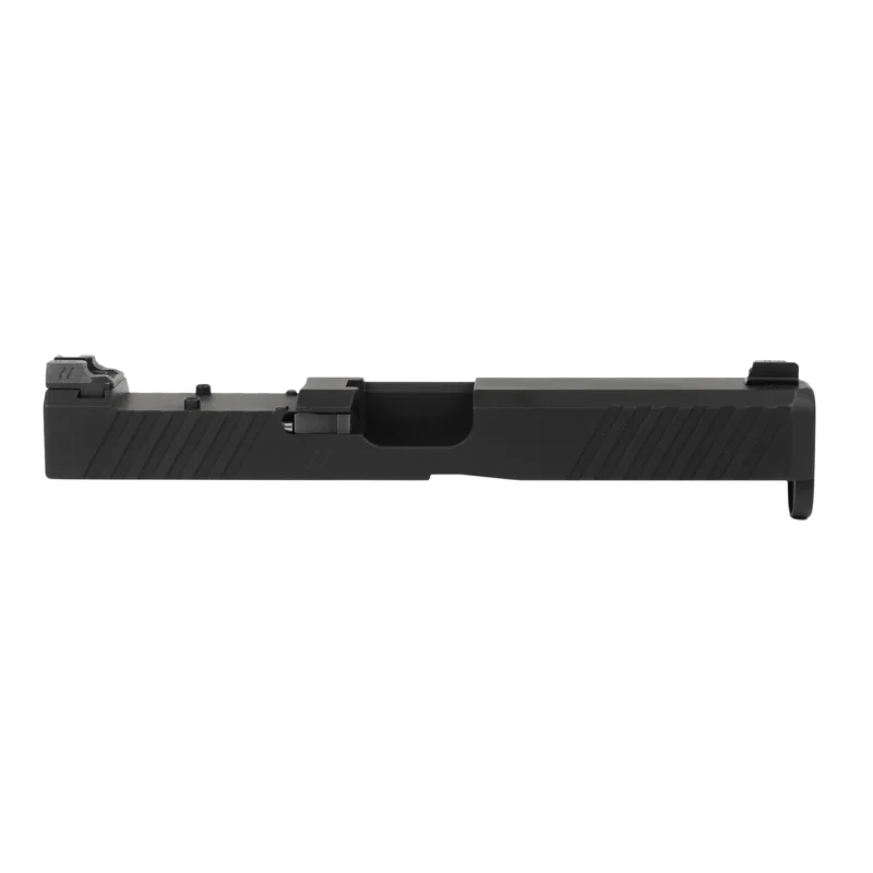 ZEV Z17 Duty Complete Slide With Rmr Cut, 5th Gen, Black Pointing Right.