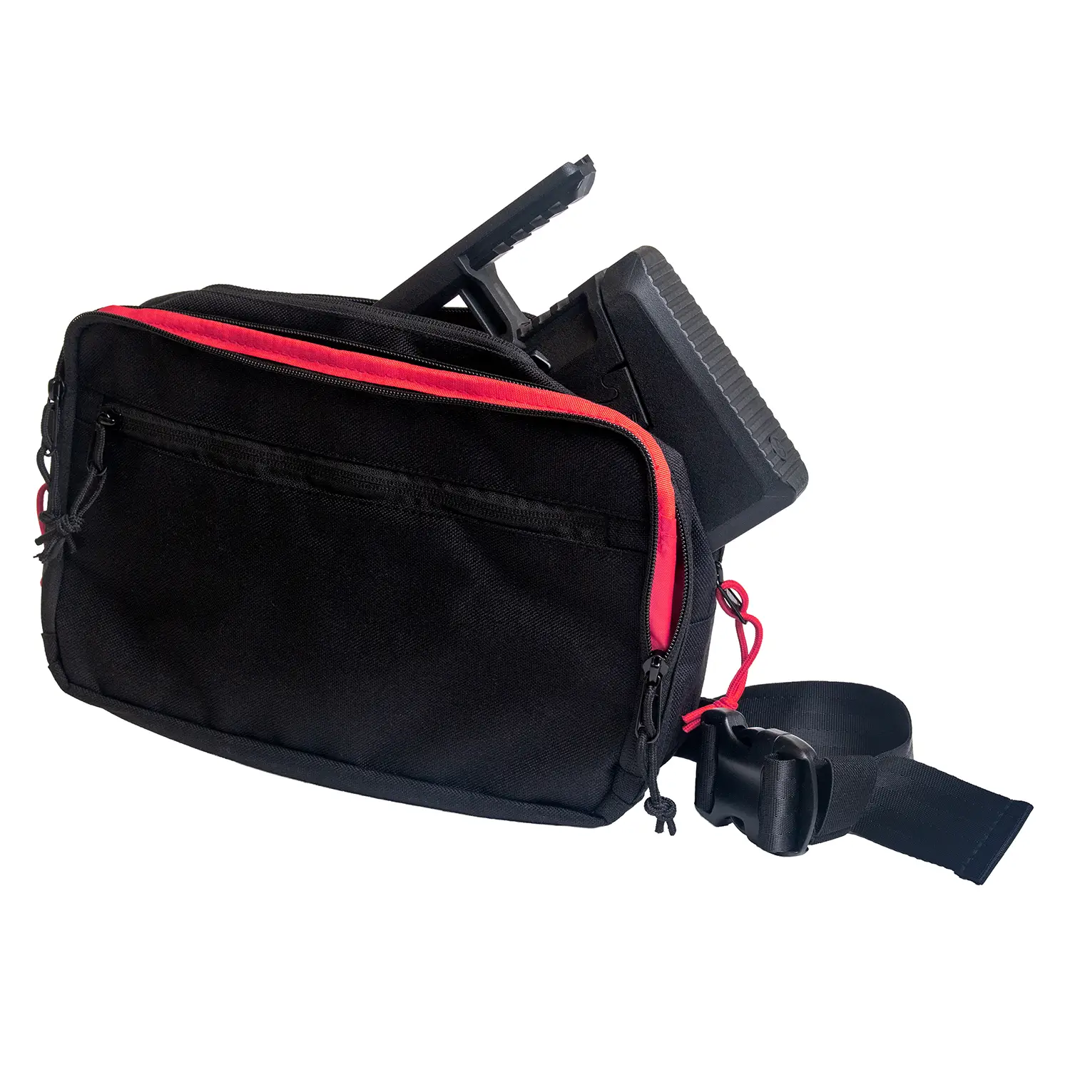 Zev Technologies FDP Soft Case in black. Shown with a FDP gun inserted.