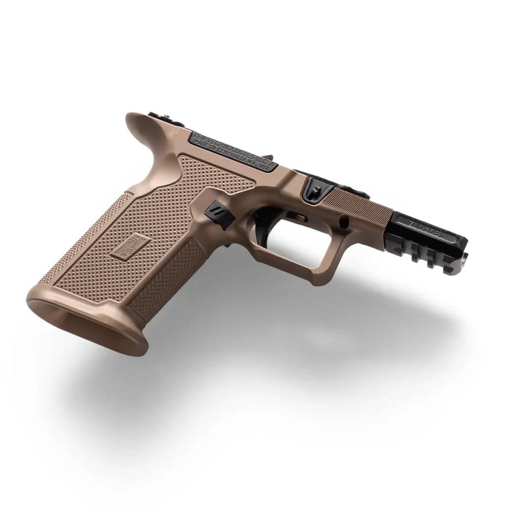 OZ9 V2 ELITE PISTOL – WRMFZY OZ DOOM XL, frame, angled view