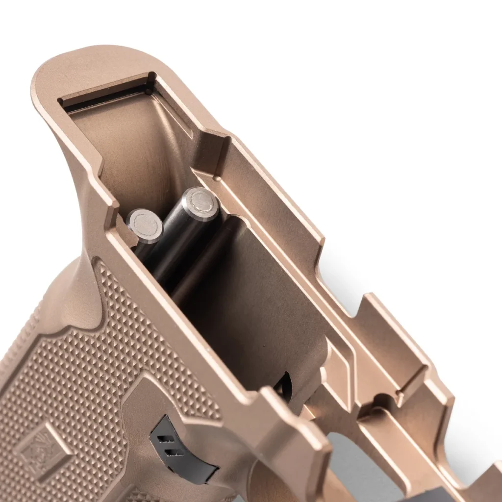 OZ9 V2 ELITE PISTOL – WRMFZY OZ DOOM XL, frame interior, close-up